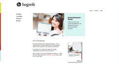 Desktop Screenshot of hogrefe.at