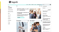 Desktop Screenshot of hogrefe.se